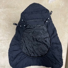 【美品】ノースフェイス　冬用抱っこ紐ブランケットの画像