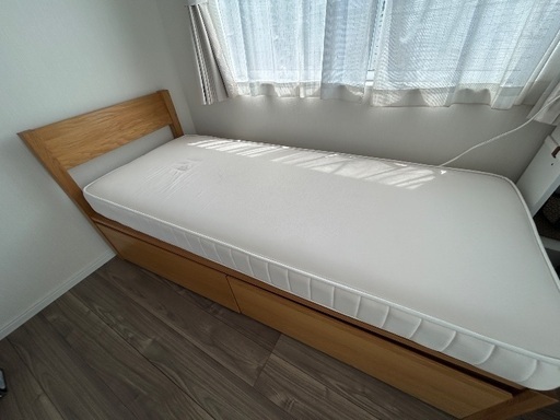 無印　スモール　シングルベッド