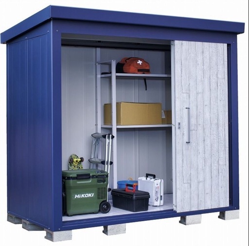 ⭐︎新品 未開封品 ナフコオリジナル物置　NSA-2212【本体のみ】 NBW:ネイビーブルー×ホワイトウッド ⭐︎