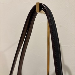 COACH コーチ トートバッグ 肩掛け ショルダー ダークブラウン の画像