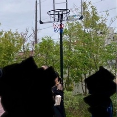 バスケットゴールの画像