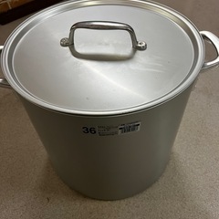 アルミニウム製寸胴鍋 36cm 35Lの画像