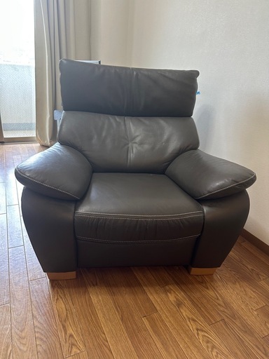 カリモク シングルソファー 花梨 中古断捨離処分品 引き取り1万