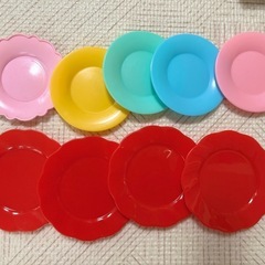 おままごと　木製野菜　お皿などの画像