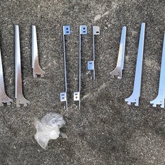 木棚受け、ブラケット、サポート3本セットの画像