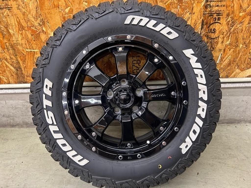 MKWホイール＆ホワイトレターMTタイヤセット (ミルキー) 甘木のタイヤ  