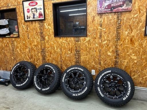 最終売切り！MKWホイール＆ホワイトレターMT