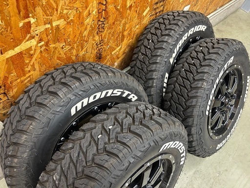 MKWホイール＆ホワイトレターMTタイヤセット (ミルキー) 甘木のタイヤ  