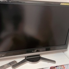 【SHARP】AQUOS 液晶テレビ　リモコン付き