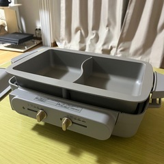 コイズミ　ホットプレート　鍋、たこ焼き器付の画像