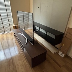 テレビ台無料でお譲りします！の画像