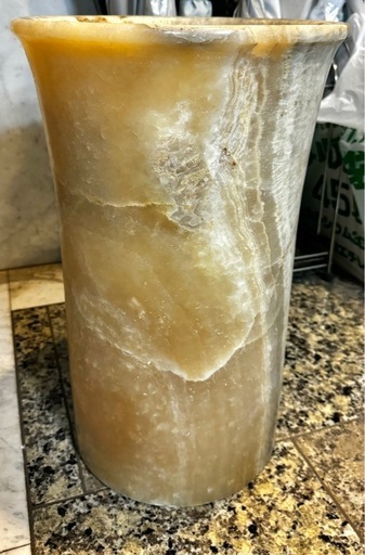 高級大理石傘立て　インテリア　置物