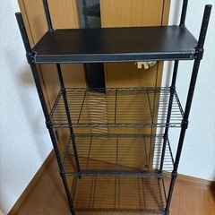 4段　スチールラック　棚部品1枚付き