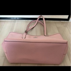【極美品】COACH ピンクのトートバッグの画像