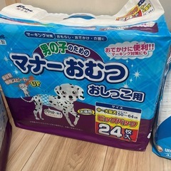 わんちゃんのおむつセットの画像