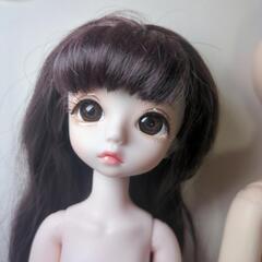 球体関節人形　bjd 海外製　ドール　3体セット　ウィッグ、靴下、靴1つ付の画像