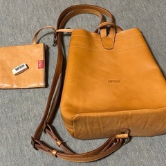 最終値下げ【美品中古】BREEリュック（インナーポーチ付）の画像