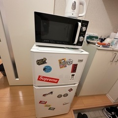 【新規受付終了】冷蔵庫・電子レンジ・ケトル3点