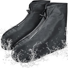 新品！！防水 PVC ブーツカバー 黒XL レインブーツ 滑り止...