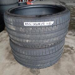 中古タイヤ#255/35R19 2本 ファルケン