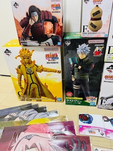 新品23点★一番くじ　ナルト　 中忍試験編 C D E F賞 他 ミナト カカシ 柱間 ラストワン