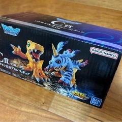 新品未開封★一番くじ デジモン C賞　アグモン&ガブモン デジモ...