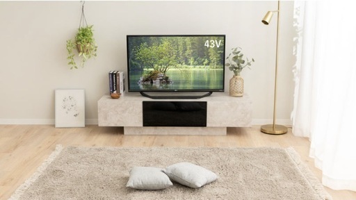 大理石風　テレビボード