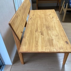 木のベンチソファー差し上げますの画像