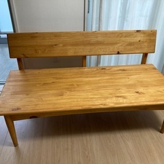 木のベンチソファー差し上げます