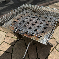 キャンパーズコレクション ステンレススクウェアBBQスタンド