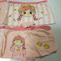 【新品】女の子　ショーツ　パンツ　ボクサーパンツ　 120 4枚セットの画像