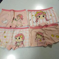 【新品】女の子　ショーツ　パンツ　ボクサーパンツ　 120 4枚セットの画像