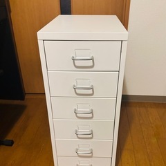 HELMER ヘルメル 引き出しユニット キャスター付き, ホワイト