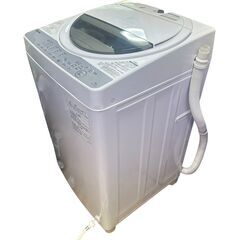 18550-7 東芝 縦型全自動洗濯機 6.0kg AW-6G6-W 2019年製 浸透パワフル洗浄 からみまセンサー 部屋干しモード 風乾燥 動確済の画像