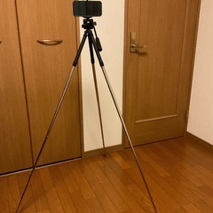 【手渡し希望】ビデオ（スマホ）用三脚、スマホホルダー、ホットシュ...