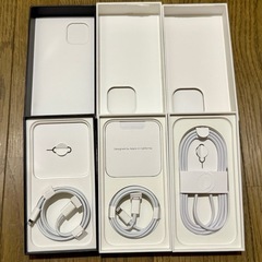 Apple　iPhone純正ケーブルセット／空箱付き 
