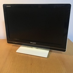 美品！SHARP AQUOS 液晶テレビ 19vおまけつき　