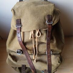 【あげます】ビンテージバックパック（リュックサック）の画像