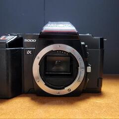 ジャンク品　部品取りに　MINOLTA　α　5000  フィルム...