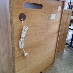 J9580　産商　レンジボード　70ハイカウンター　クロム　NA　ナチュラル　クリーニング済み【リユースのサカイ柏店】の画像
