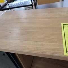 J9580　産商　レンジボード　70ハイカウンター　クロム　NA　ナチュラル　クリーニング済み【リユースのサカイ柏店】の画像