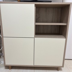 【美品】Erin エリン バイカラースクエアキャビネット