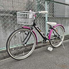 22インチ変速なし自転車　小学生用
