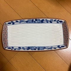 決まりました!ガレージセール　10.スクエア 和皿　横24cm　...