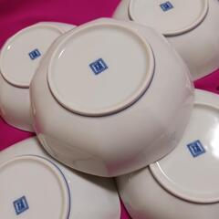 🌸本日㈰限定500円🌸■たち吉■染付花紋　銘々皿揃（５枚セット）の画像