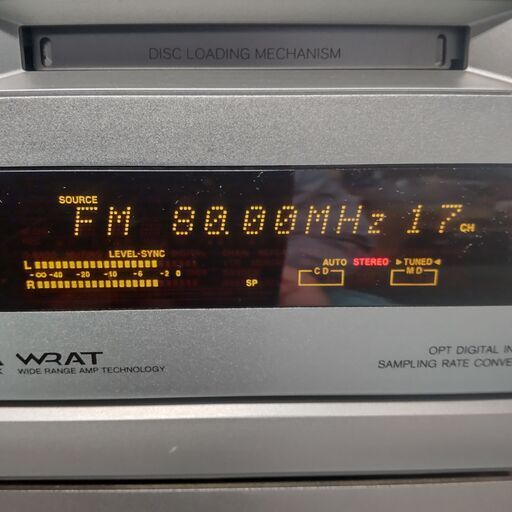 スピーカとセット可 ONKYO FR-X7 近隣配送無料 引取割引有 国産 CD/MD