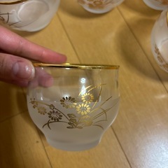 決まりました!ガレージセール　12.涼しげな夏用グラス　5個セットの画像