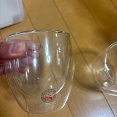 決まりました！ガレージセール 300円　13.ボダム　ダブルウォールグラス2個セットの画像