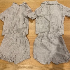子ども服　夏用上下セット　80 H&M 2着の画像