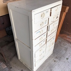 レトロ収納家具　無料でお譲りします！の画像